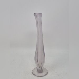 Lavender Swung Glass Bud Vase
